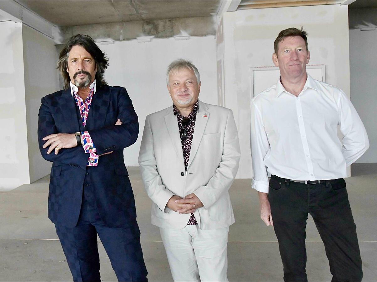 Laurence Llewelyn-Bowen; Chair of Blackpool Museum Trust & members of project team